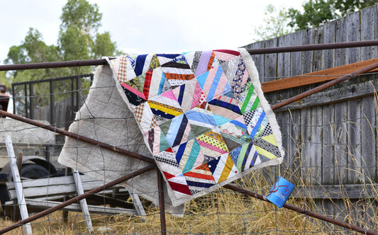 Felted Bison Runner Quilt