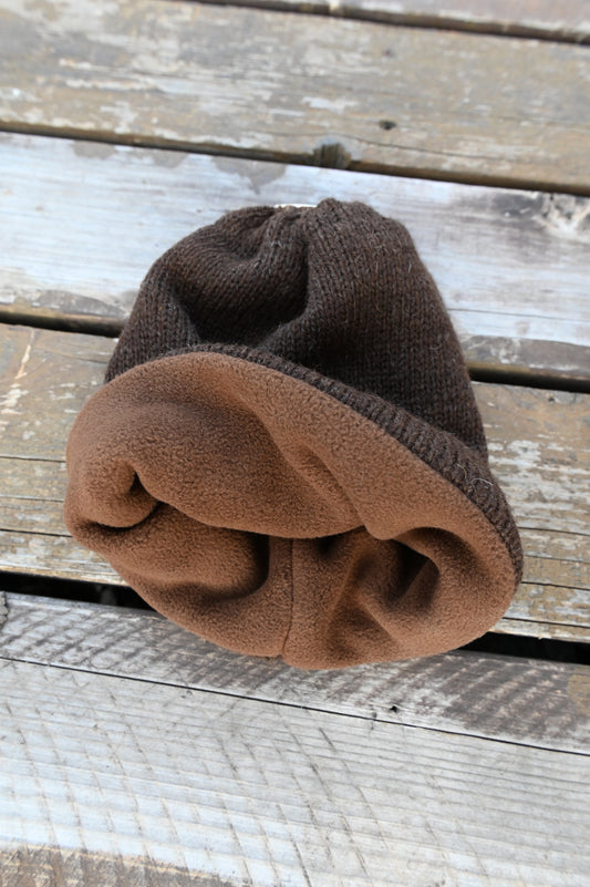 Bison Brain Warmer Fleece Hat